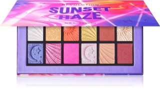 Revolution Sunset Haze Eyeshadow Palette 12x0.7 g